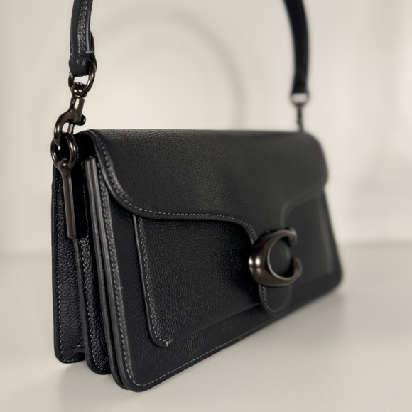 COACH Tabby in Black Leather Shoulder Bag - Picture 4 of 14